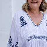 black-embroidery-on-white-kaftan-top