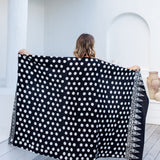 extra-large-sarong-black-bone-polka-dot-fringeless