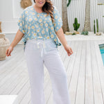 kaftan-top-plus-size-resort-wear-sunflower-blue-white