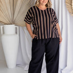 ladies-blouse-top-black-stripe
