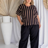 ladies-blouse-top-black-stripe
