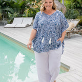 ladies-casual-summer-top-white-blue-design