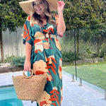 ladies-long-kaftan-dress-plus-size-earth-tone-floral