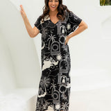 ladies-long-summer-dress-black-white-casual-wear