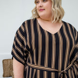 ladies-long-summer-dress-plus-size-black-neutral-cream-stripe