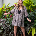 ladies-short-beach-kaftan-dress-leopard-print-lace-trim