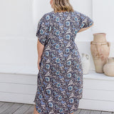 ladies-summer-maxi-kaftan-dress-blue-latte-off-white-floral-design