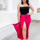 large-beach-sarong-dark-pink-fringeless