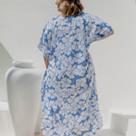 long-beach-kaftan-dress-blue-white-floral-resort-style