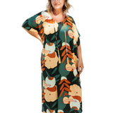 long-kaftan-dress-cream-olive-black-floral-plus-size-HolleyDay