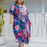 long-kaftan-dress-resort-style-pink-floral-blue-base