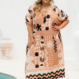 long-kaftan-dress-terracotta-cream-black-tropical-print