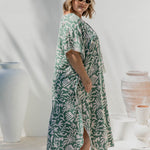 long-kaftan-summer-dress-green-cream-print-design