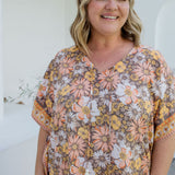 long-resort-kaftan-dress-mocha-peach-floral-border-design