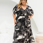 long-summer-dress-black-off-white-italian-coastal-design
