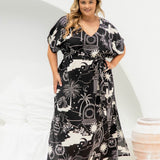 long-summer-dress-black-off-white-italian-coastal-design