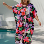 maxi-summer-kaftan-style-dress-florals-design-black-red-pink-mauve-cream