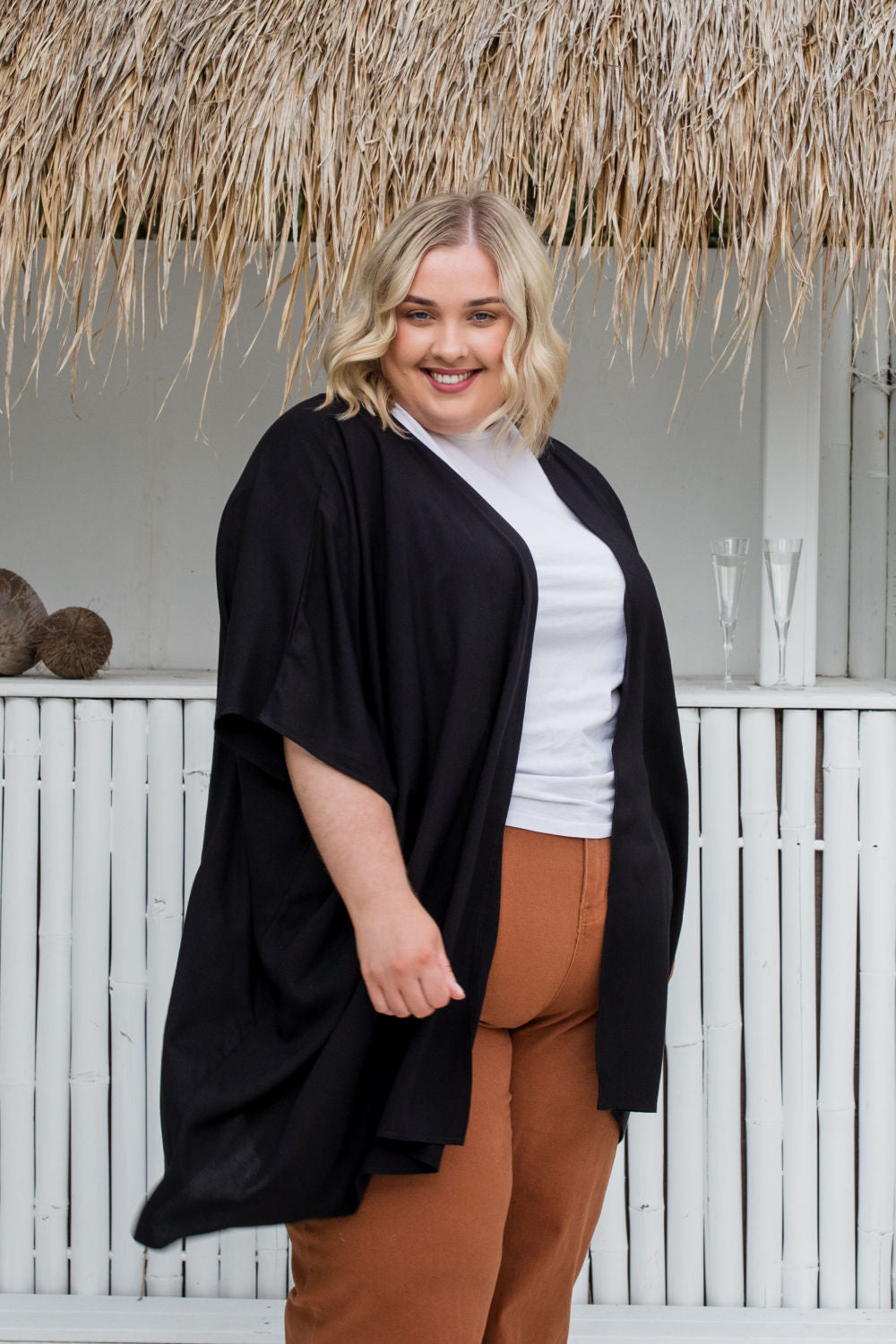 plus-size-black-kimono-jacket