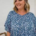 plus-size-kaftan-top-blue-white-leopard-print-resort-wear