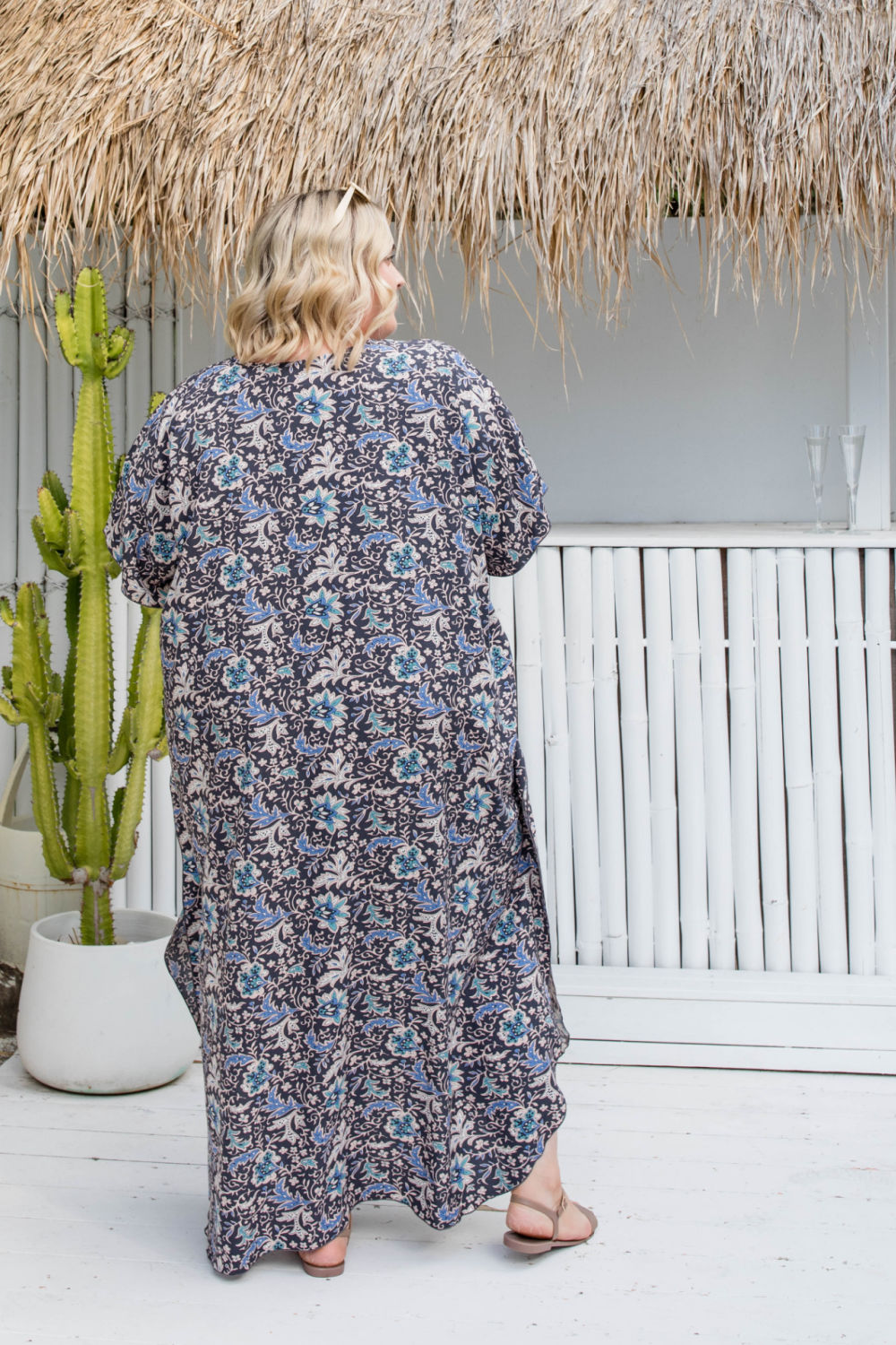 plus-size-maxi-kaftan-dress-blue-latte-off-white-floral-design