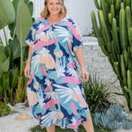plus-size-maxi-kaftan-dress-floral-pink-blue-cream-green-white