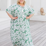 plus-size-maxi-kaftan-green-white-floral-design