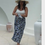 large-beach-sarong-black-white-blue-seashell-design
