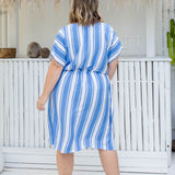 short-beach-kaftan-dress-blue-white-stripe