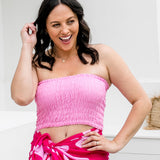 bandeau-tube-top-pink