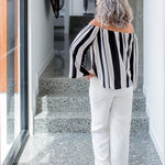 black-white-ladies-summer-top-stripes