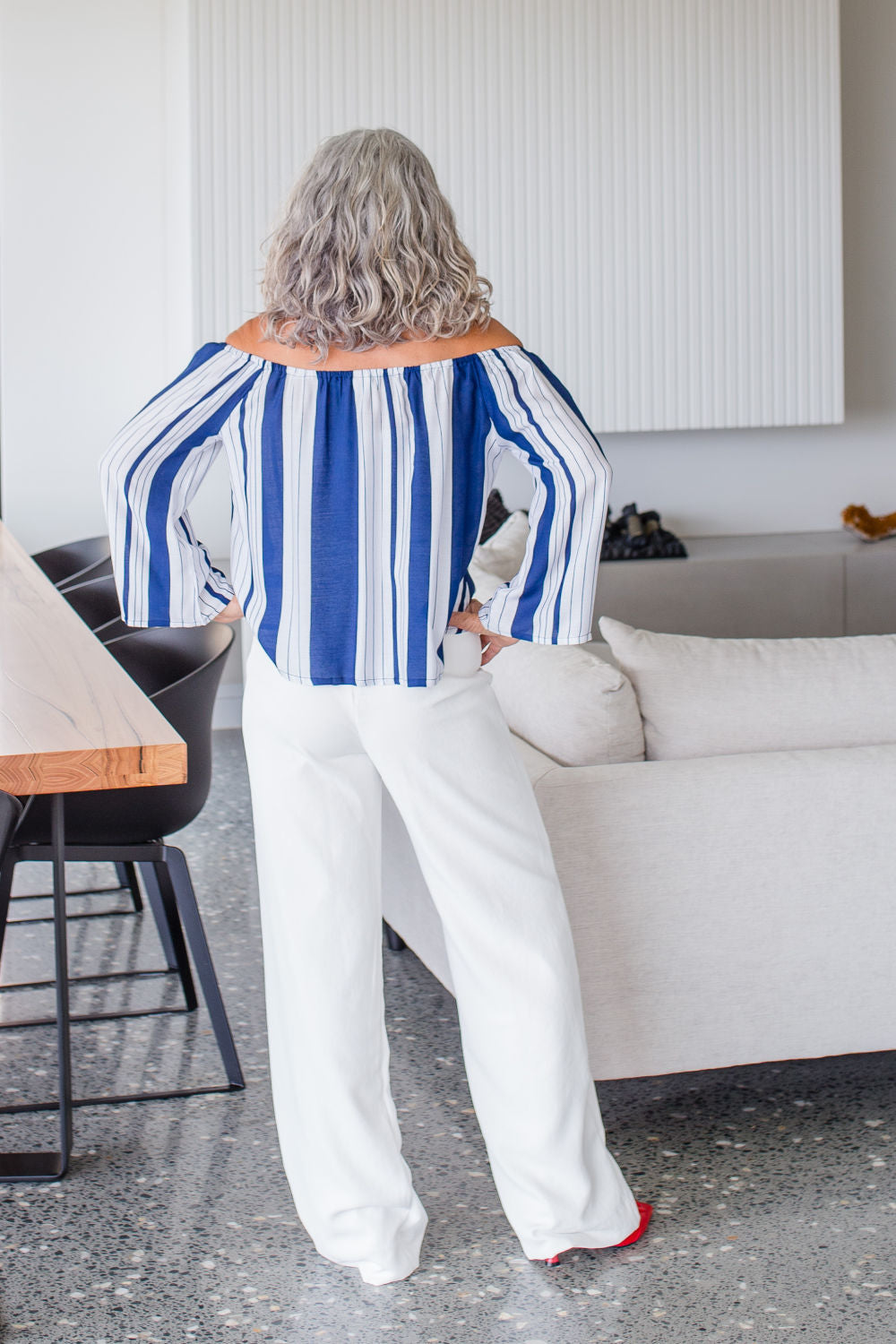 blue-white-striped-summer-top