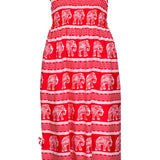 boob-tube-dress-red-white-elephant-print