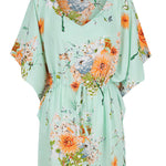 short-kaftan-dress-floral-design-mint-green
