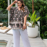 kaftan-top-black-floral-design