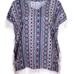 kaftan-top-geometric-design-lace-fringe-blue-white-pink