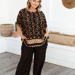 ladies-kaftan-top-black-floral-feather-design