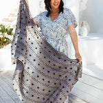 ladies-large-scarf-wrap-dark-grey-pom-pom