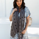 ladies-large-scarf-wrap-grey-pom-pom