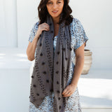 ladies-large-scarf-wrap-grey-pom-pom