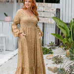 ladies-long-dress-leopard-print-latte-caramel