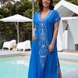 ladies-maxi-dress-blue-white