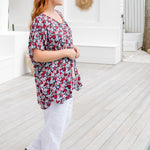 ladies-plus-size-kaftan-top-floral-black-pink-red-blue