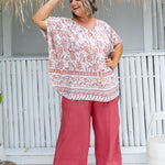 ladies-plus-size-kaftan-top-white-orange-purple-lilac-floral-paisley-border