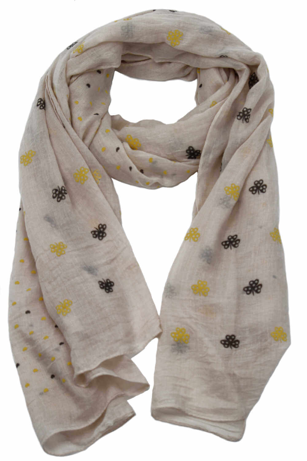Ladies-scarf-cream-floral-heart-design
