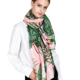 Pink Palm Scarf