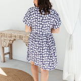 ladies-short-summer-dress-floral-blue-white-daisy