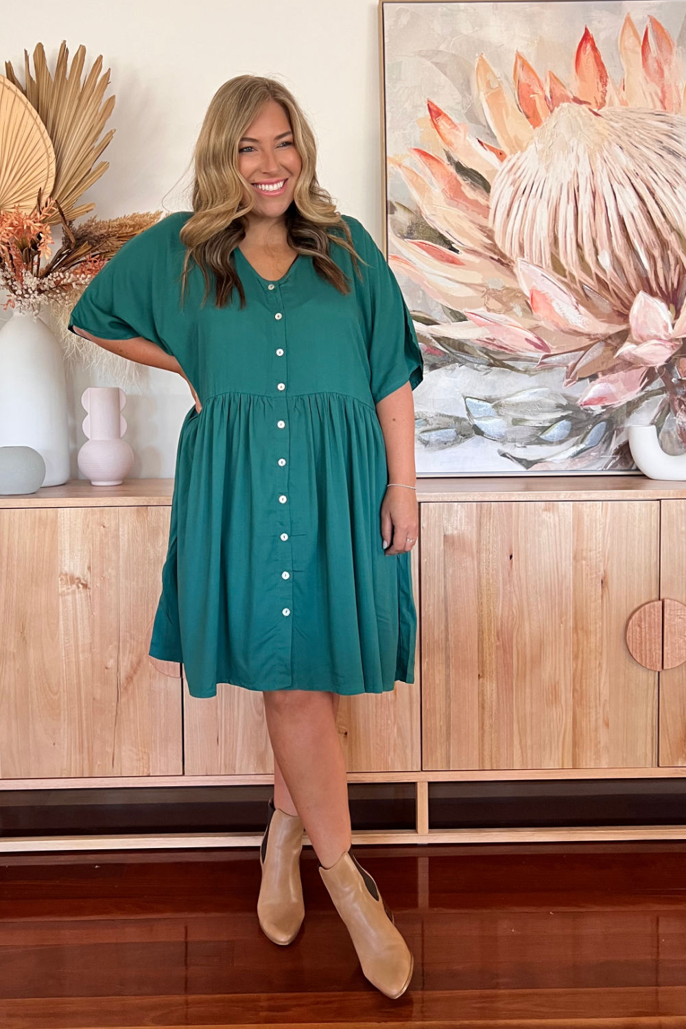 ladies-summer-dress-green