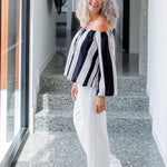 ladies-summer-top-black-white