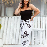 large-beach-sarong-white-black-frangipani-fringeless-design