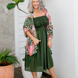 large-ladies-scarf-pink-green-palm-leaf-design
